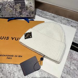 LOUIS VUITTON LV BEANIE WHITE