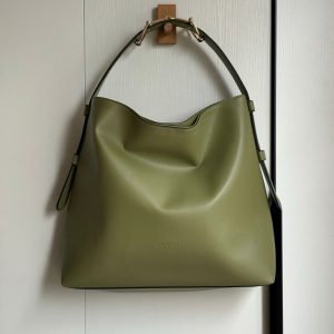 GUCCI BEATRIX LARGE TOTE BAG SAGE GREEN LEATHER 40CM