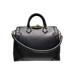 LOUIS VUITTON SPEEDY 25 SILHOUETTE BAG BLACK 27CM