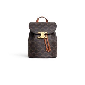 BACKPACK CELINE BONNIE IN Triomphe Canvas and calfskin