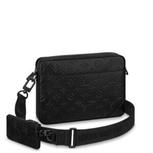 Louis Vuitton Duo Messenger Bag Black 25Cm M69827