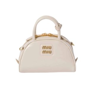 MIUMIU TOP HANDLE BAG WHITE 23CM