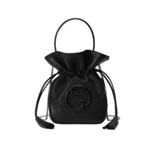 Gucci Blondie Mini Bucket Bag Black 19Cm 760313 AACP7 1000