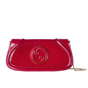 Gucci Blondie Continental Chain Wallet Rosso Ancora Red 29Cm 814952 AAEEY 6207