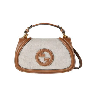Gucci Blondie Mini Shoulder Bag Natural And Tan 22Cm