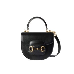Gucci Horsebit 1955 Mini Top Handle Bag Black 14Cm 781387 1AAQD 1000