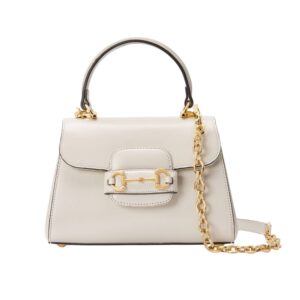 Gucci Horsebit 1955 Mini Top Handle Bag White 29Cm 703848 AAA7G 9022