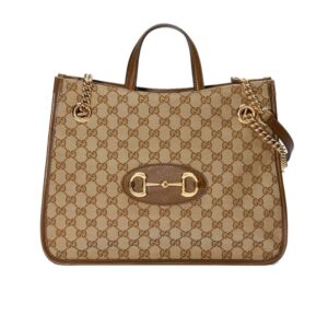 Gucci Horsebit 1955 Shoulder Medium Tote Bag Brown 36Cm 623694
