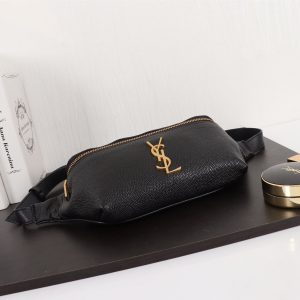 Saint Laurent Classic Monogram Leather Belt Bag