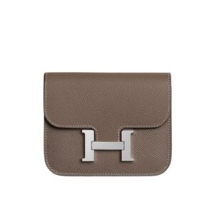 Hermes Constance Slim Wallet Etoupe 12Cm H082060CK18