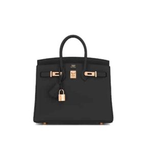 HERMES BIRKIN 35 TOGO GOLD HARDWARE BLACK 35CM
