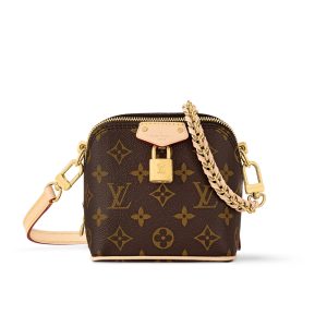 LOUIS VUITTON JUST IN CASE MONOGRAM CANVAS  BROWN 13CM M47096