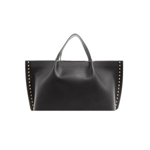 VALENTINO GARAVANI ROCKSTUD TOTE BLACK 36CM