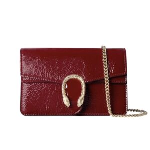 Gucci Dionysus Super Mini Bag Rosso Ancora Red 18Cm