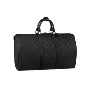 Louis Vuitton Keepall Bandoulière 50 Black 50Cm M44810