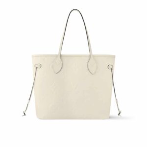 Louis Vuitton Neverfull MM Crème Beige 31Cm M46676