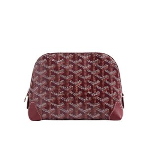 GOYARD VENDÔME COSMETIC POUCH BURGUNDY 18CM VENDOTPMLTY33CL33P