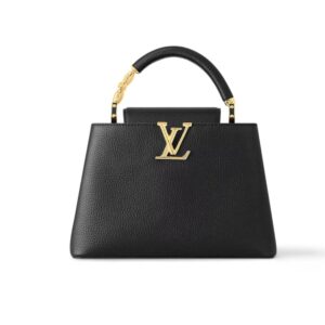 Louis Vuitton Capucines BB Black 27Cm M24698
