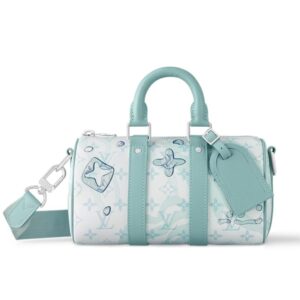 Louis Vuitton Keepall Bandouliere Crystal Green 25Cm M22527