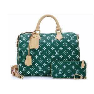 Louis Vuitton Design On The Catwalk Speedy P9 Bandoulière Bag Green 30Cm