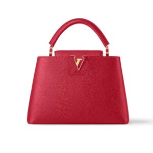 Louis Vuitton Capucines BB Bag Scarlet Red 27Cm M52689
