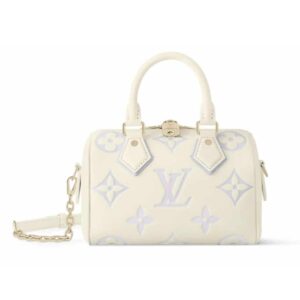 Louis Vuitton Speedy Bandoulière Bag 20 Latte And Bubble Tea 20Cm