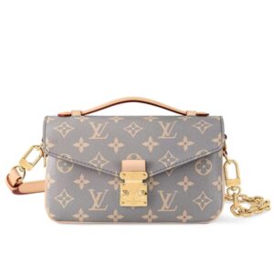 Louis Vuitton Pochette Métis East West Coated Canvas Trianon 21Cm M12429