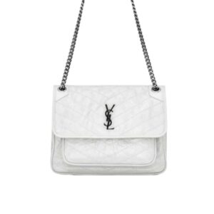 Saint Laurent Niki Baby Chain Bag In White 28Cm 6331601El079207