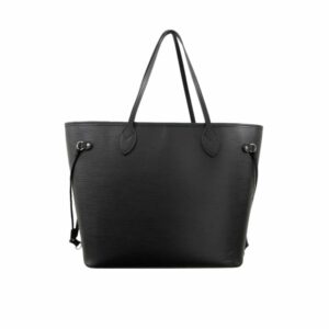 Louis Vuitton Neverfull Black MM Silver Hardware 31Cm M11930