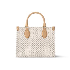 Louis Vuitton Onthego PM Azure Blue And Sand 25Cm M15138