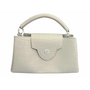 Louis Vuitton Capucines MM East West In Grey 33Cm