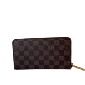Louis Vuitton Clemence Wallet Damier Ebene Canvas