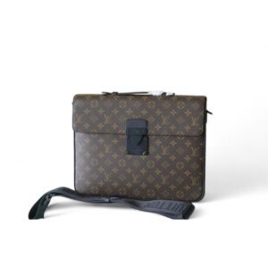Louis Vuitton S-Lock Briefcase in Monogram Canvas 37cm