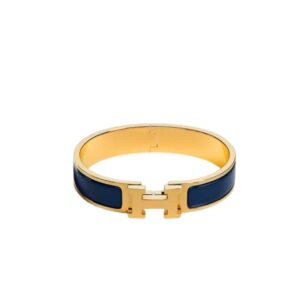 Hermes Clic Clac H Bracelet Blue