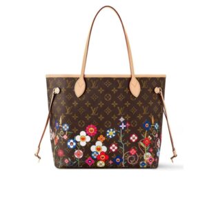 Louis Vuitton X Takashi Murakami Neverfull MM Superflat Brown 32Cm
