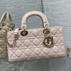 Dior Lady Dior Alligator Pink