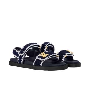LOUIS VUITTON LV SUNSET COMFORT SANDAL BLUE AND WHITE 1AHKI7