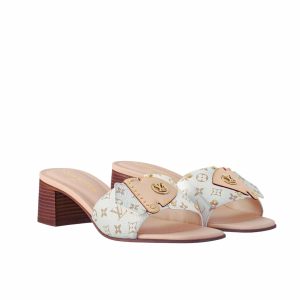 LOUIS VUITTON LV FRAME MULE DUNE BEIGE 1AHMRN