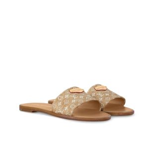 LOUIS VUITTON LILY FLAT MULE NATURAL 1AHLWF