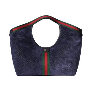 Gucci Giglio Large Tote Bag Dark Blue 60Cm 853971 Caabv 4541