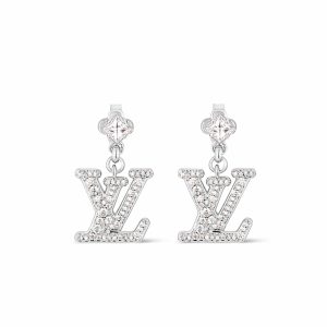 LOUIS VUITTON LADY LV OHRRINGE PALLADIUM M02513