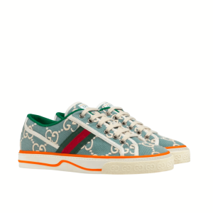 Gucci Women’S Tennis 1977 Sneaker Light Blue 606110 H0G10 3460