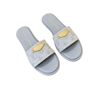 LOUIS VUITTON LILY FLAT MULE GRAY 1AGXAA