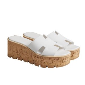 HERMES EZE 30 SANDAL BLANC H251309Z 90400