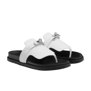 HERMES EMPIRE SANDAL BLANC H221074Z 90350