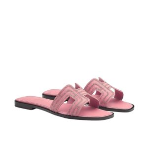 Hermes Oran Sandal Rose Aube H212010Z 9M380