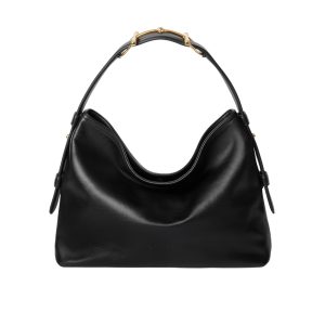 Gucci Beatrix Medium Tote Bag Black Leather 35Cm