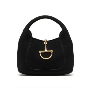 Gucci Softbit Medium Top Handle Bag Black 27Cm