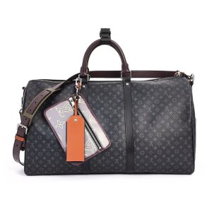 Louis Vuitton Keepall Bandoulière 50 Monogram Canvas Black 50Cm