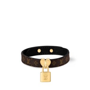 Louis Vuitton Lock Me In Love Bracelet Monogram Brown M4264Z